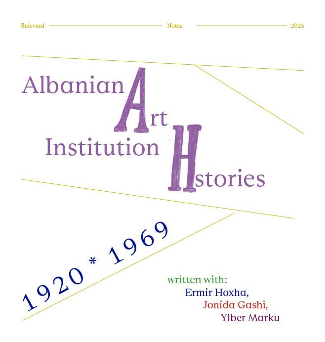 Albanian Art Institution Histories